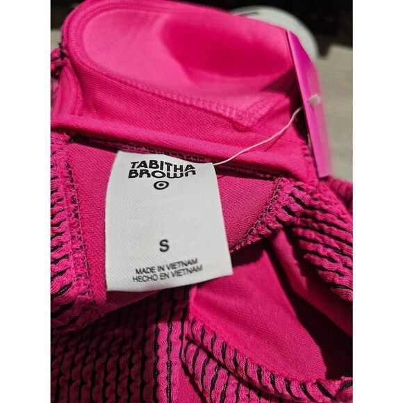 Tabitha Brown pink 2 pc adjustable straps swimming set size S - Picture 6 of 7